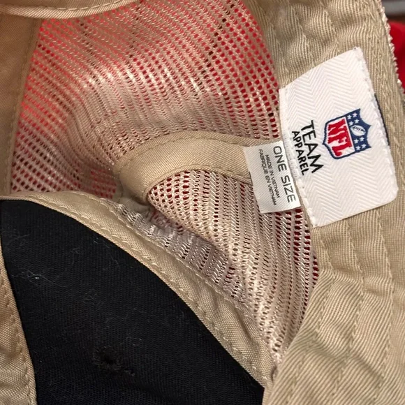 NFL Team Apparel Black and Tan Cap - Picture 3 of 7